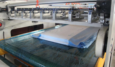 全自動橫切機-輸送帶，成品整理，折射光電